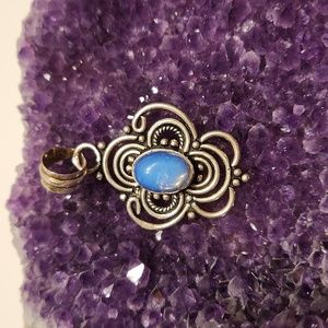 Sterling Silver Moonstone Pendant